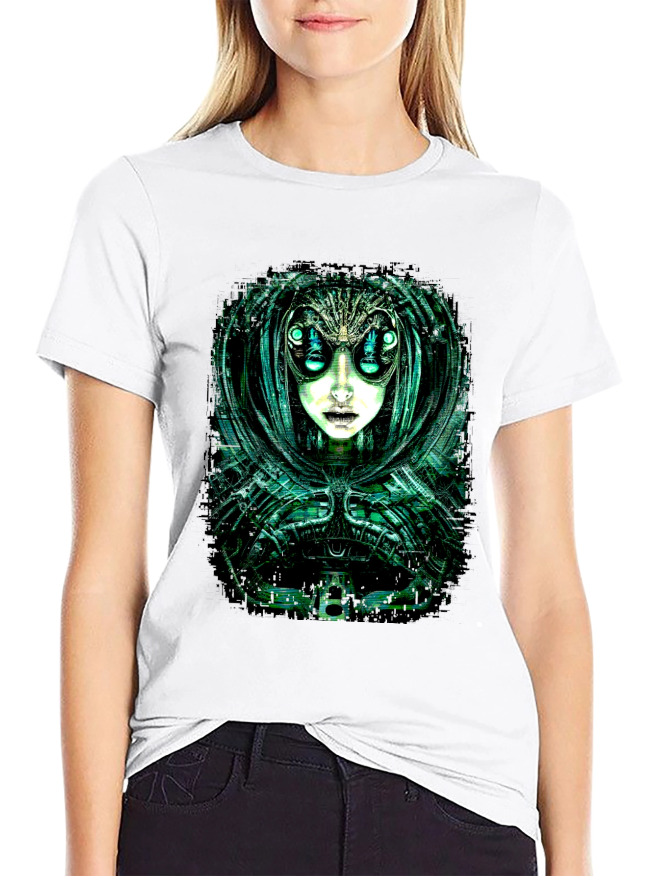 Cyberpunk Alien Graphic Tee