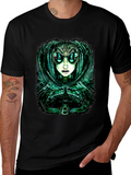Cyberpunk Alien Graphic Tee