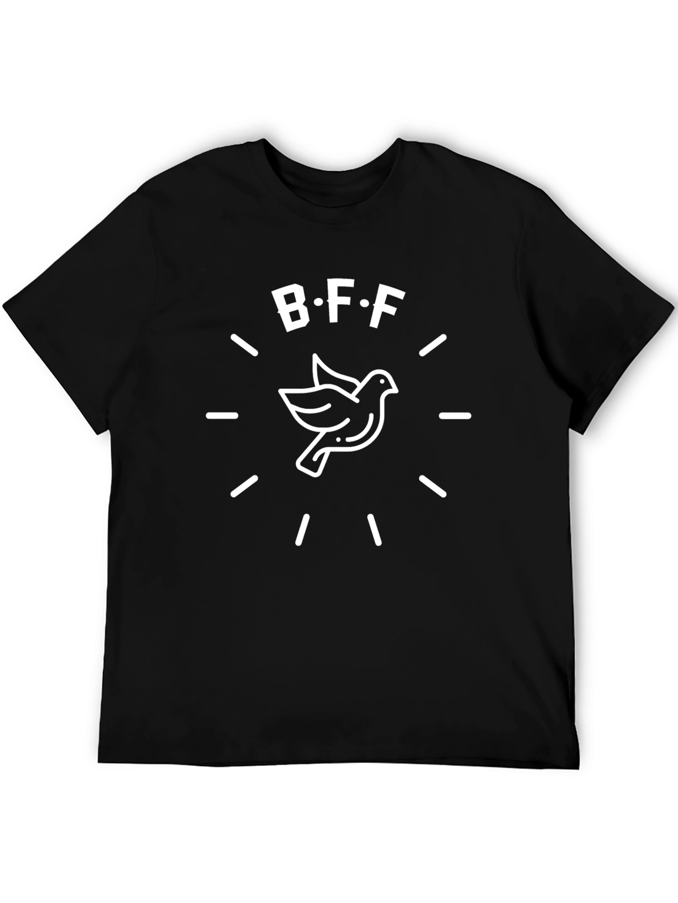 BFF Dove Graphic T-Shirt - Black
