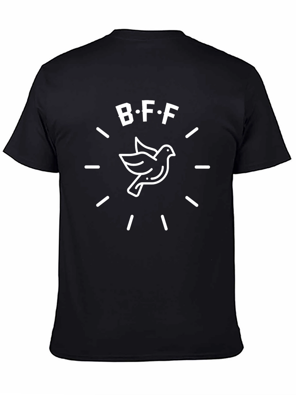 BFF Dove Graphic T-Shirt - Black