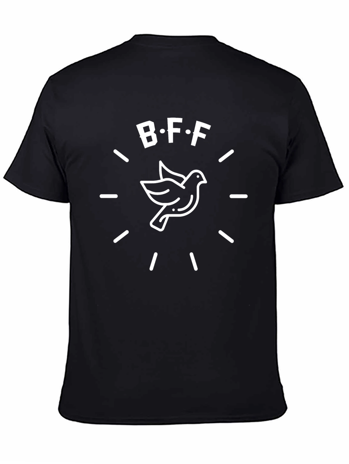 BFF Dove Graphic T-Shirt - Black