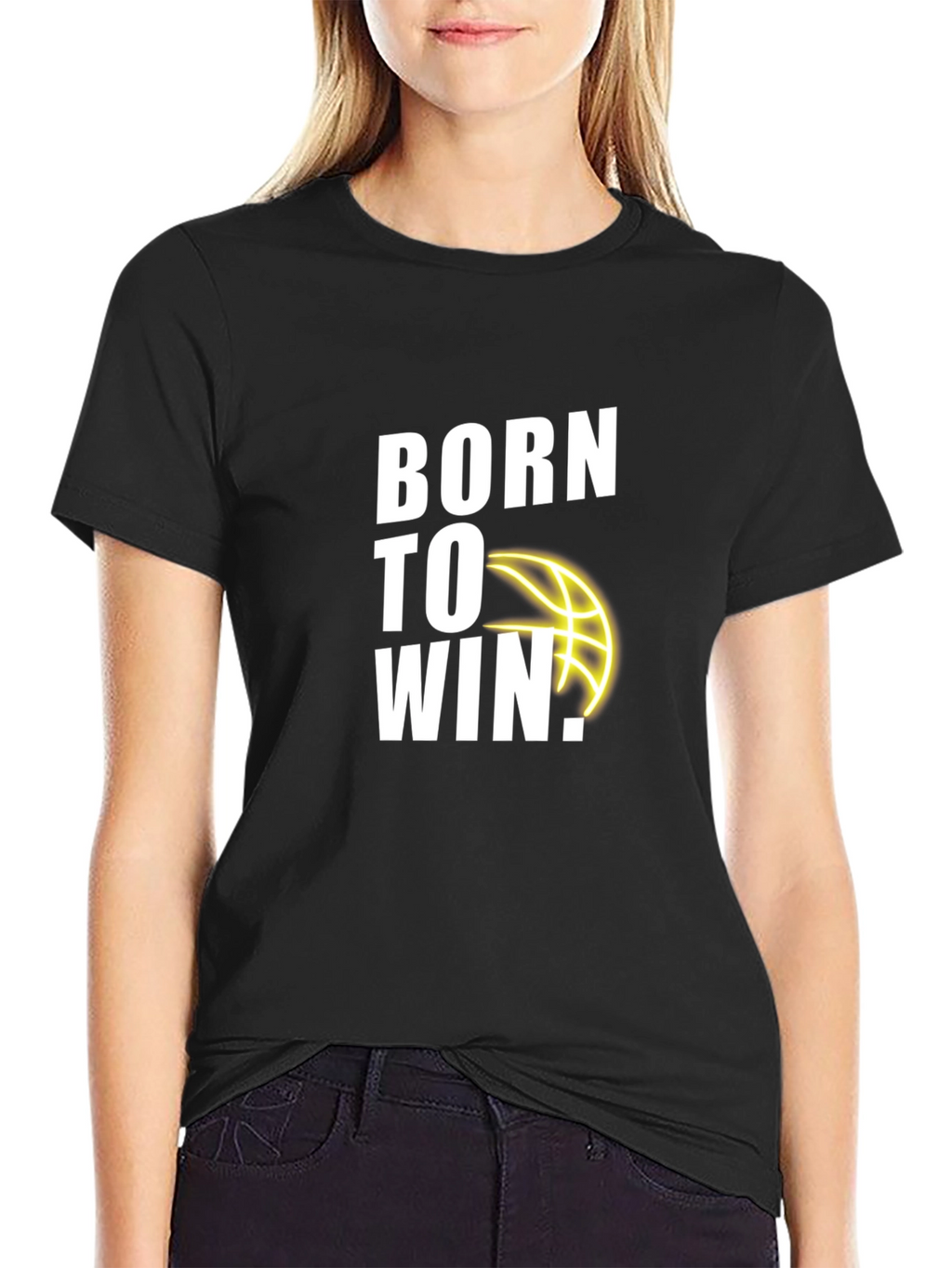 Born to Win Basketball Graphic T-Shirt