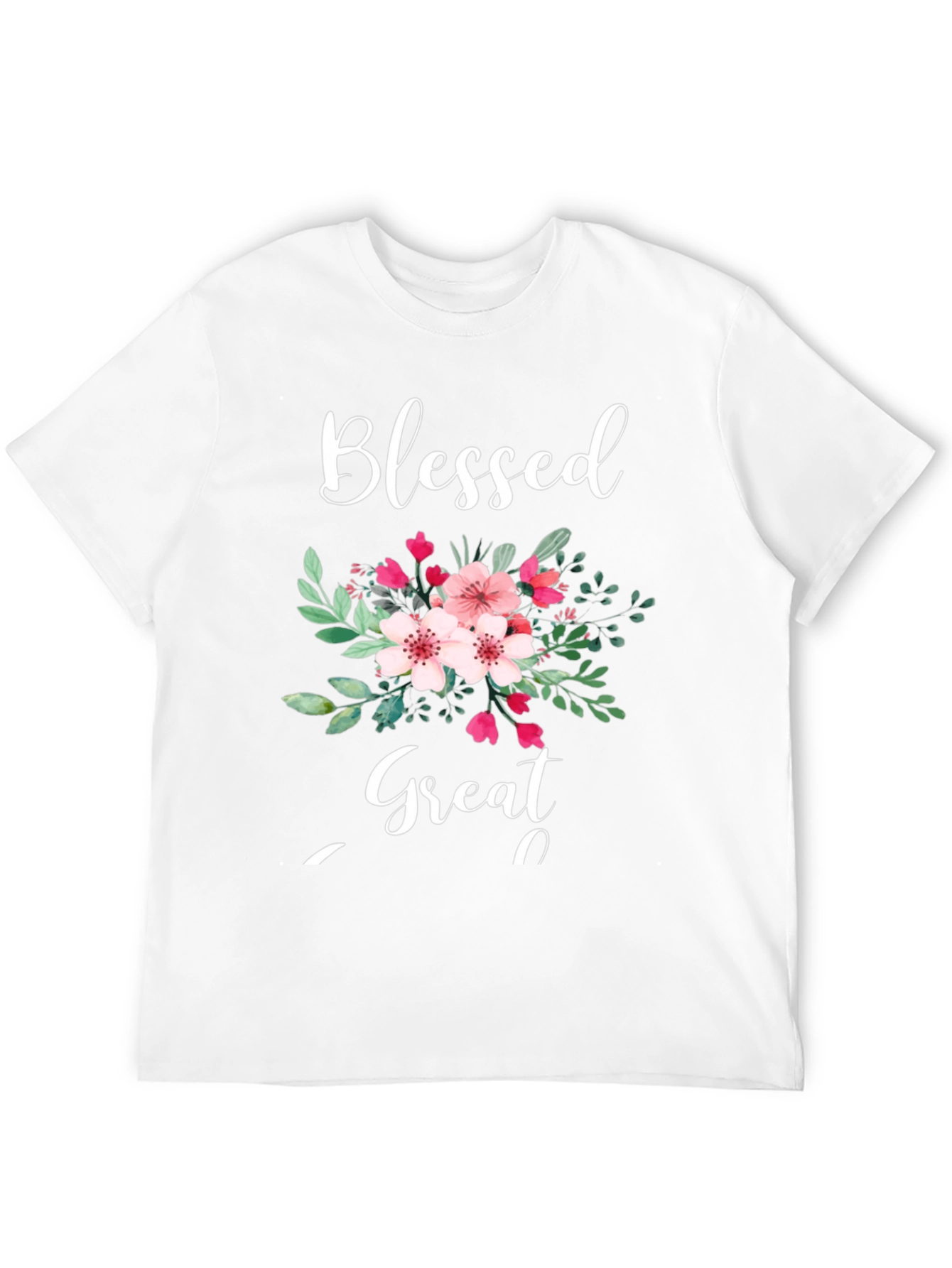 Blessed and Great Floral T-Shirt