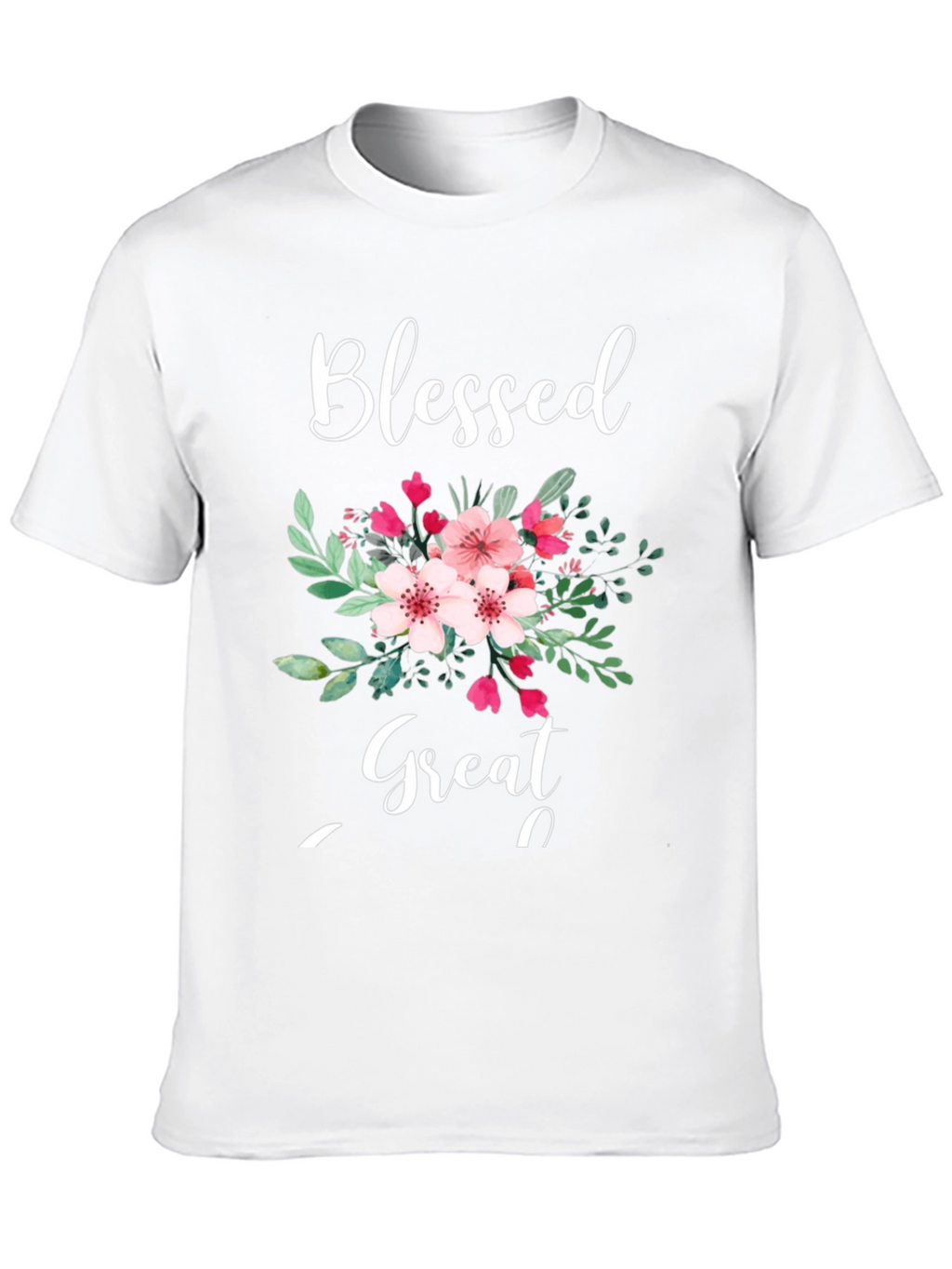 Blessed and Great Floral T-Shirt