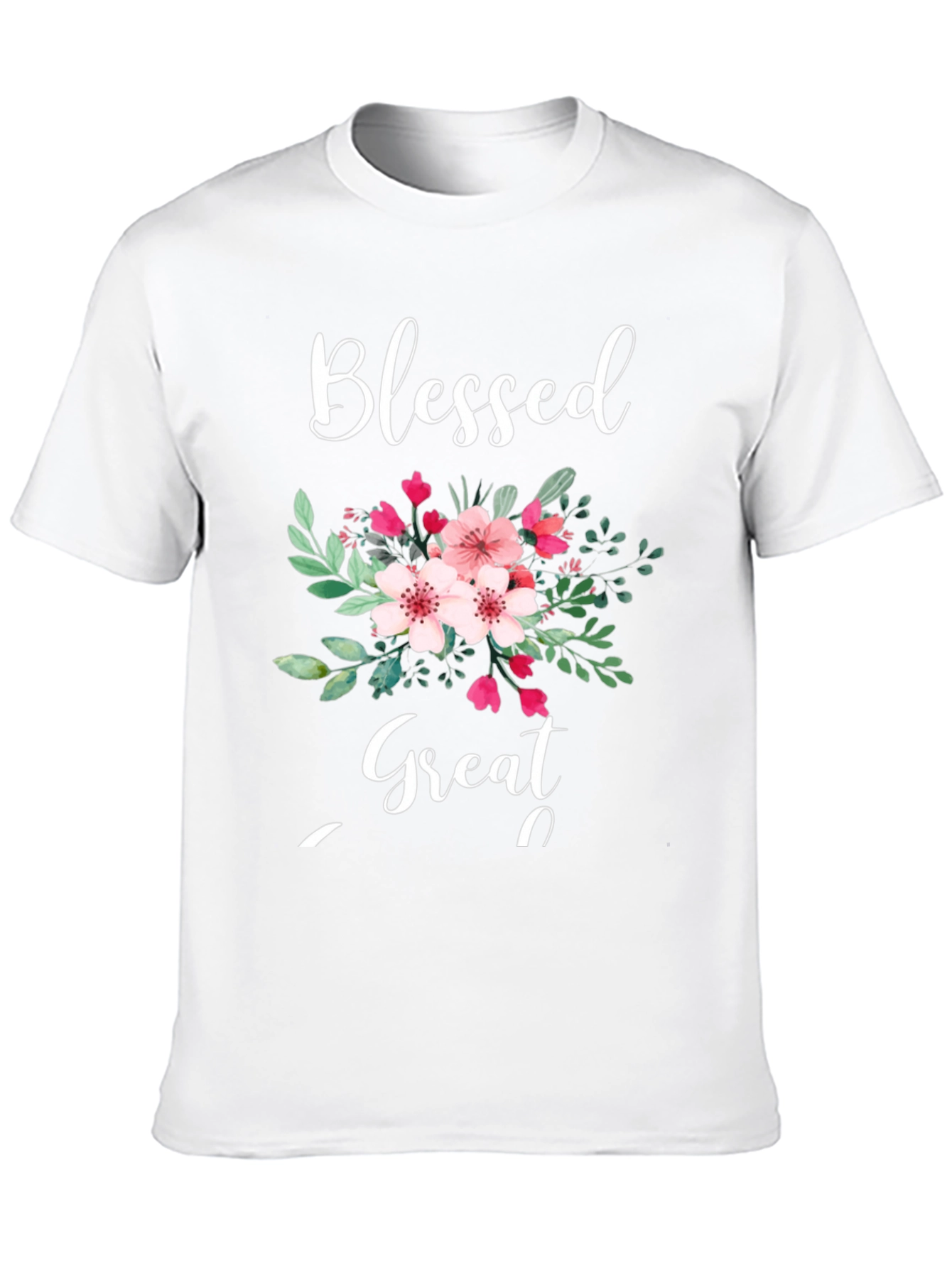 Blessed and Great Floral T-Shirt