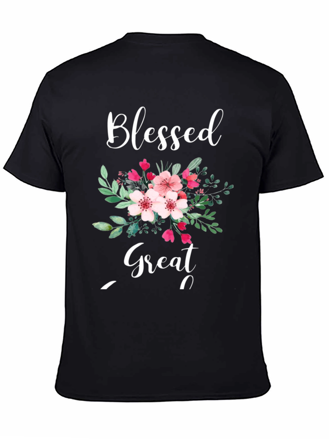 Blessed and Great Floral T-Shirt