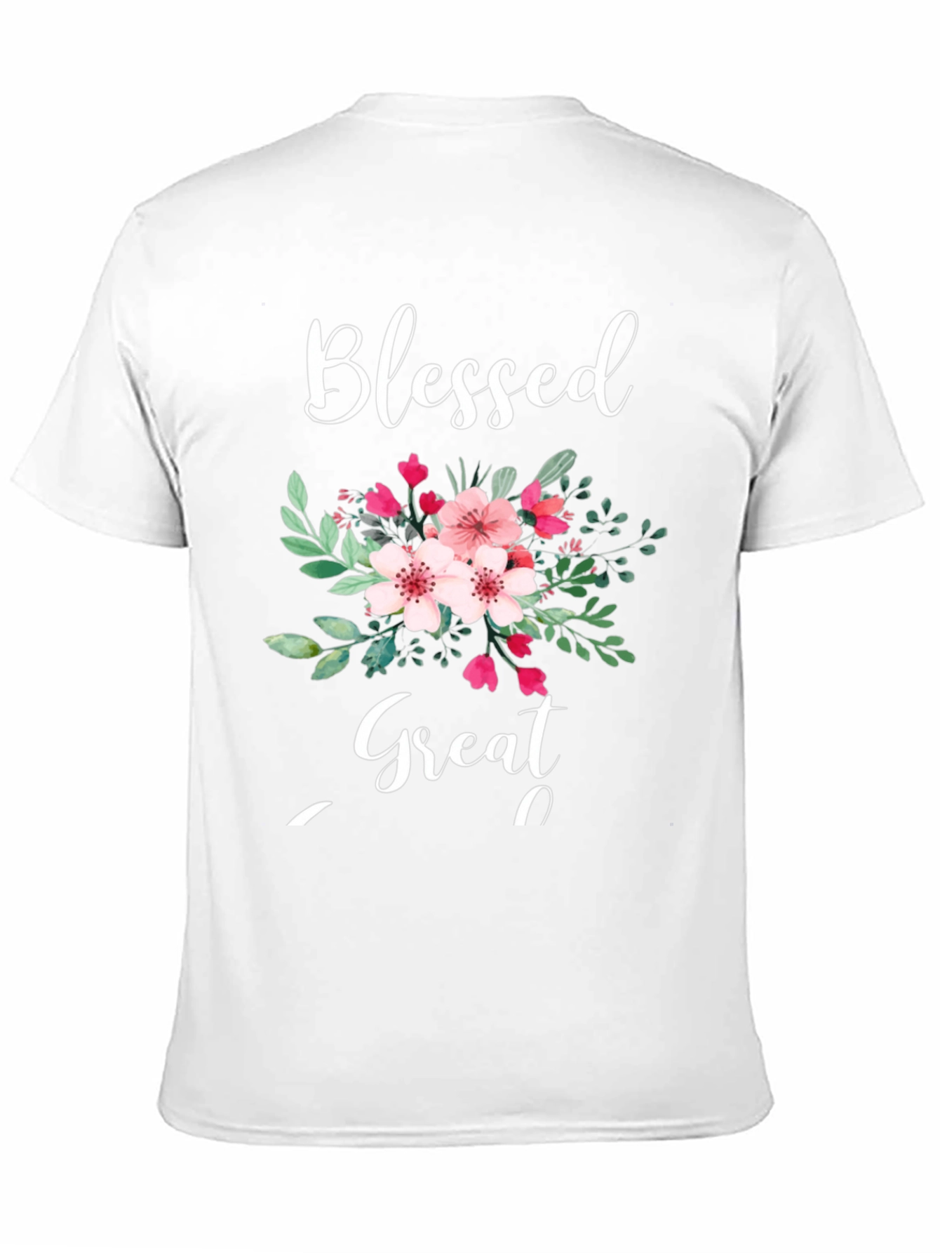 Blessed and Great Floral T-Shirt