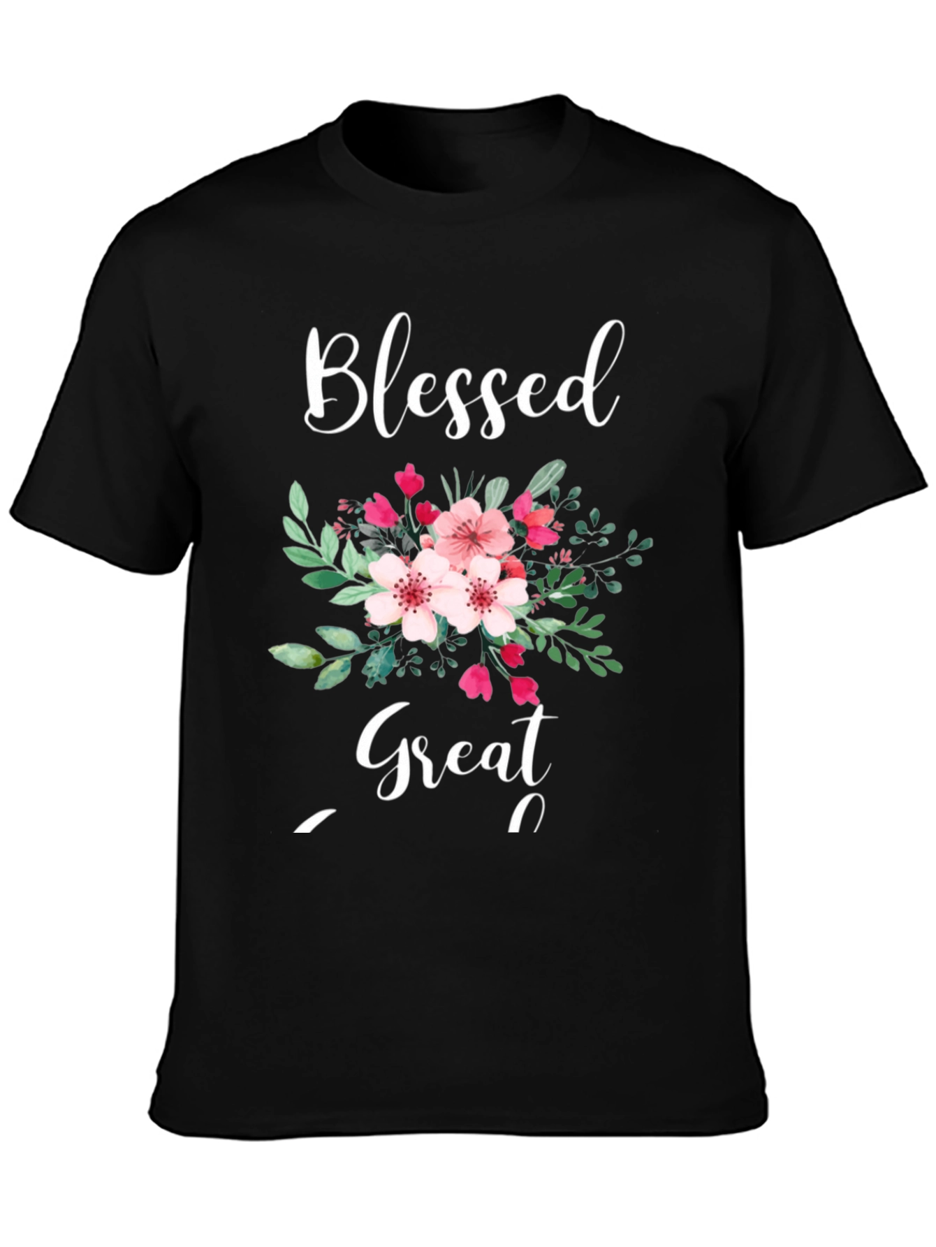 Blessed and Great Floral T-Shirt