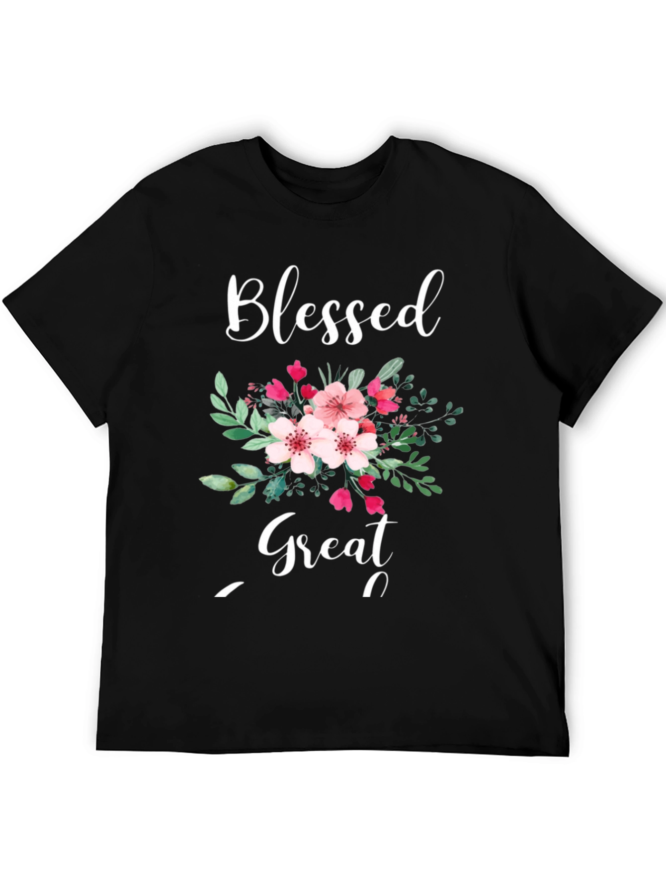 Blessed and Great Floral T-Shirt
