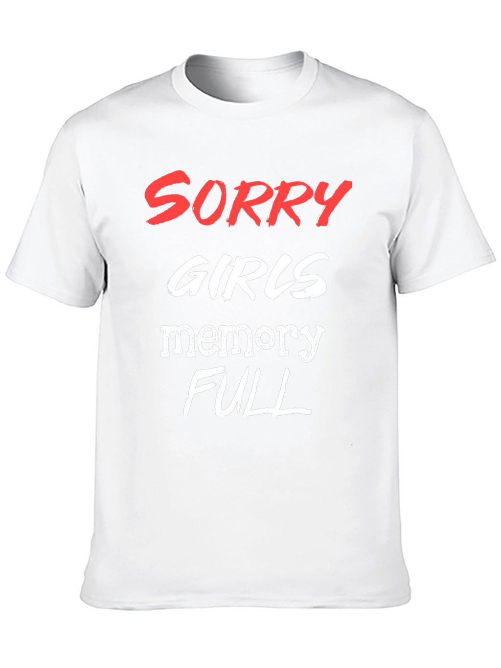 Funny Mens Memory Full Graphic Tee