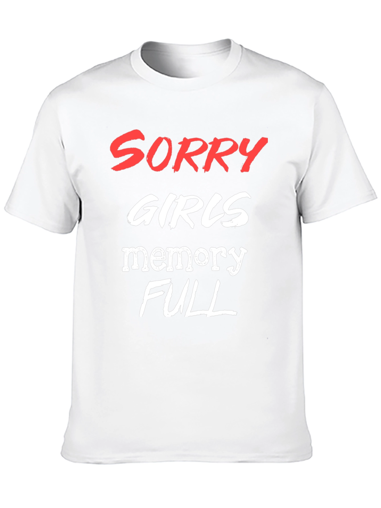Funny Mens Memory Full Graphic Tee