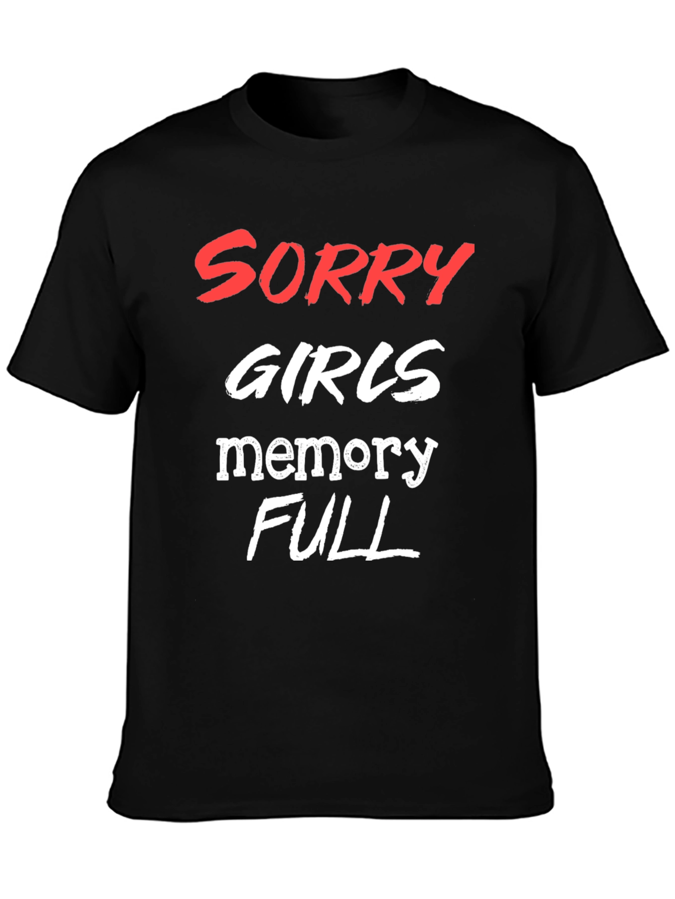 Funny Mens Memory Full Graphic Tee