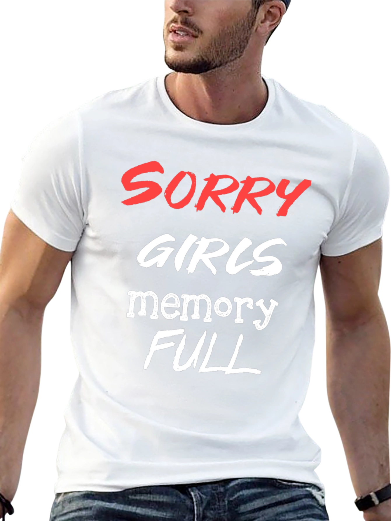 Funny Mens Memory Full Graphic Tee