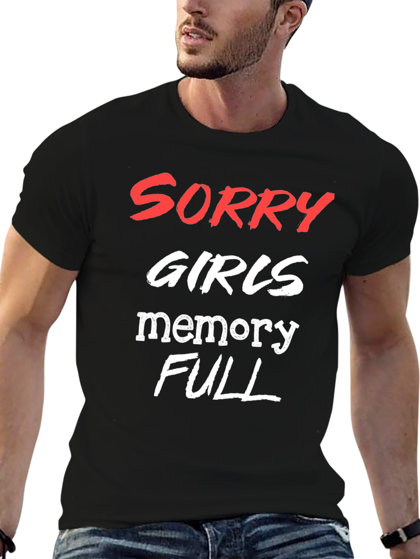 Funny Mens Memory Full Graphic Tee