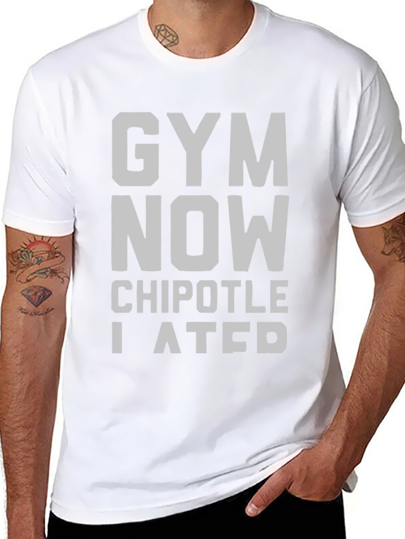 Gym Now Chipotle I Ate T-Shirt
