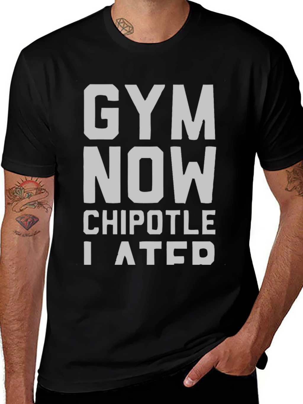 Gym Now Chipotle I Ate T-Shirt