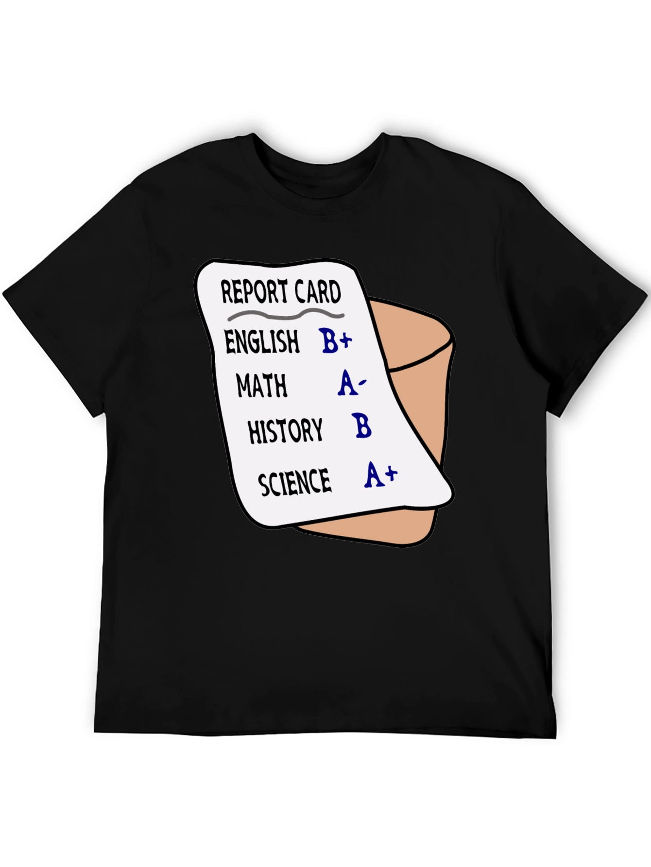 Funny Report Card Grades T-Shirt
