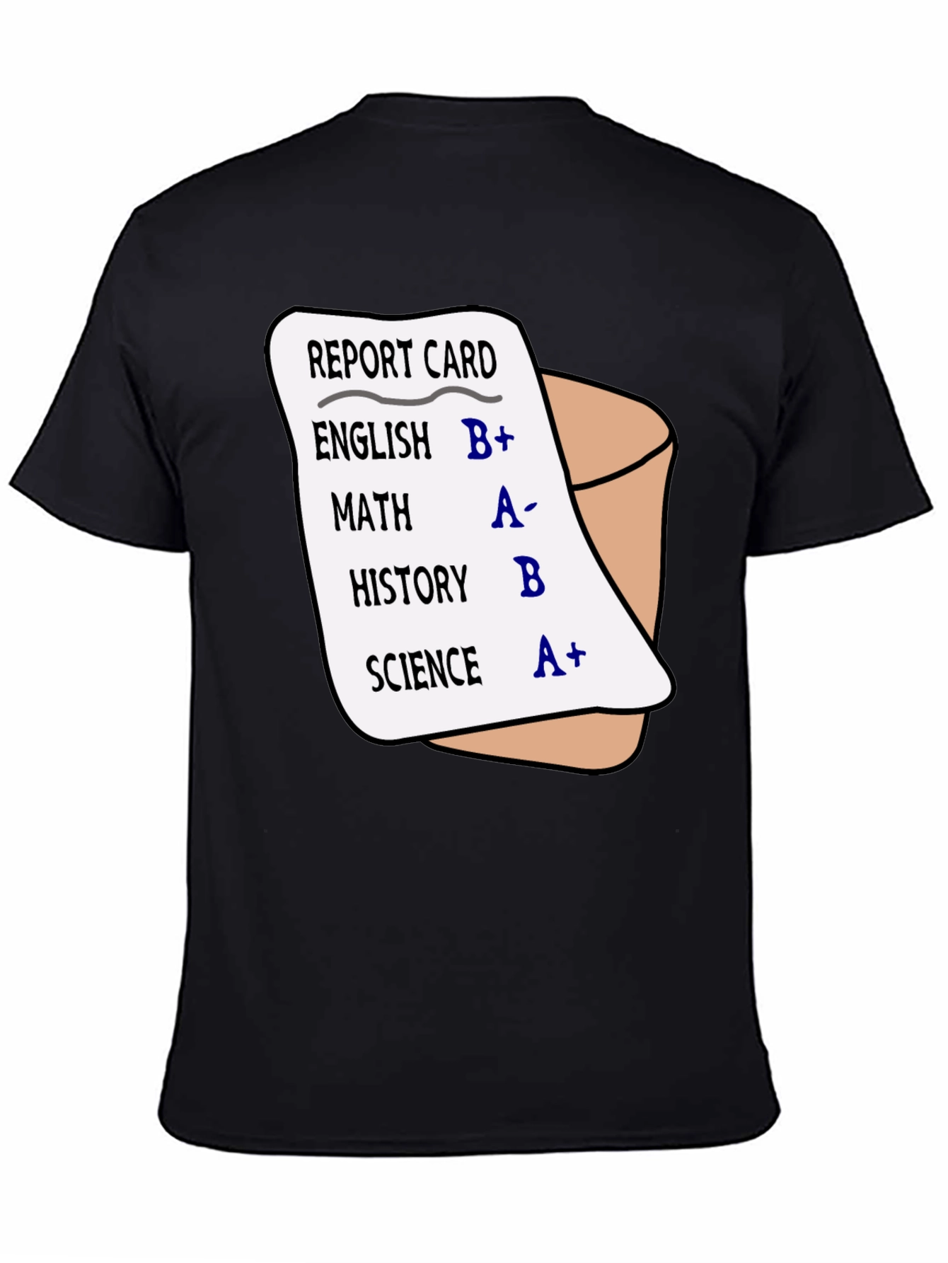 Funny Report Card Grades T-Shirt