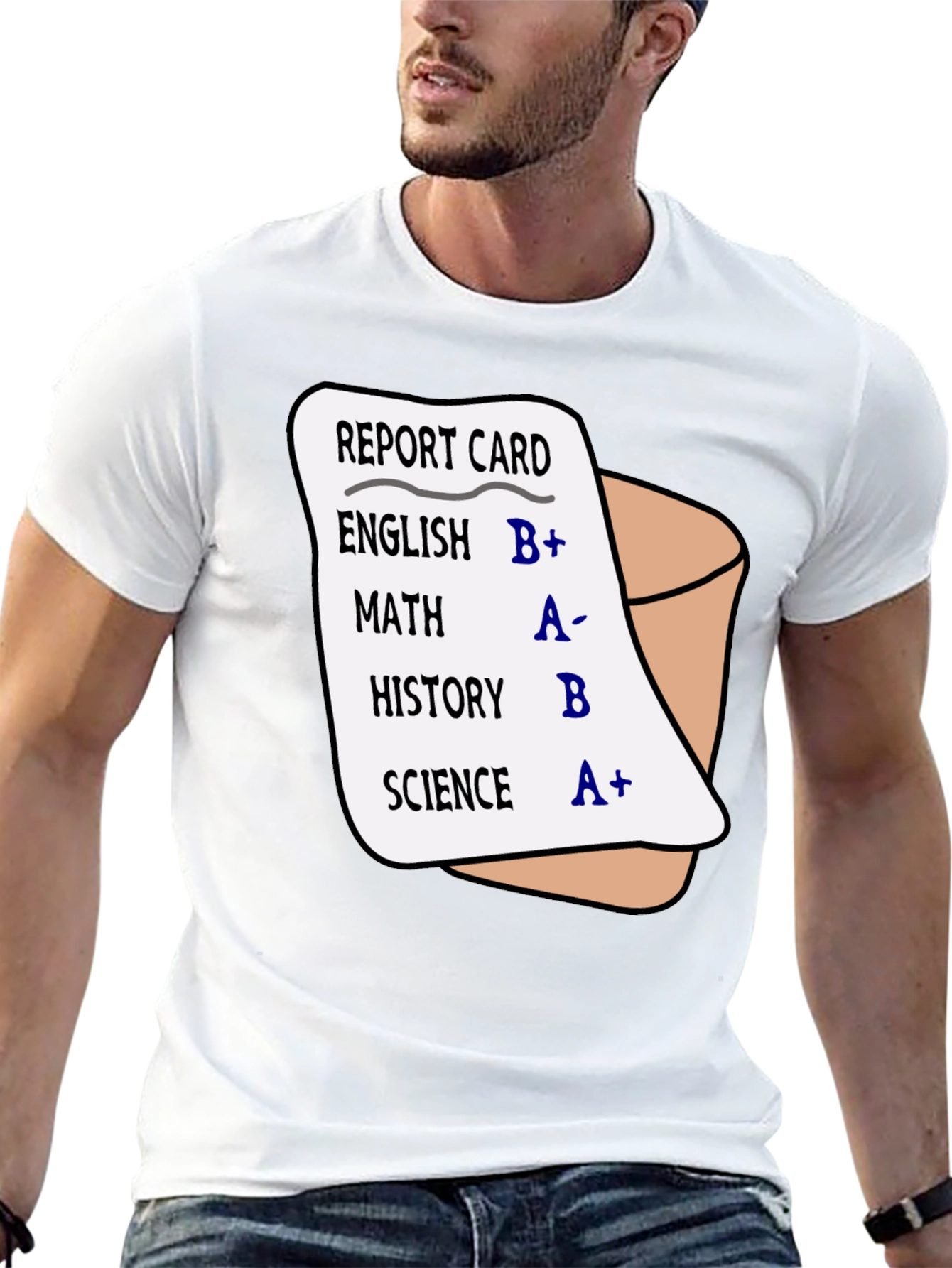 Funny Report Card Grades T-Shirt