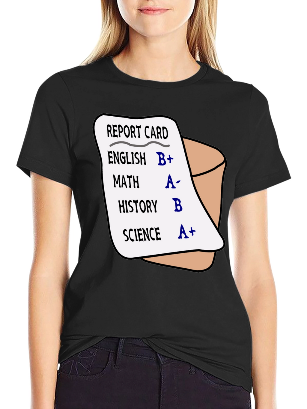 Funny Report Card Grades T-Shirt