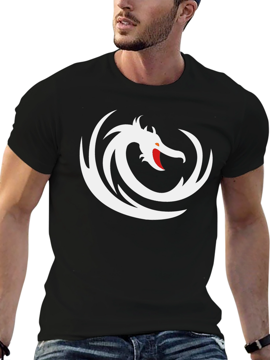 Dragon Graphic Black T-Shirt