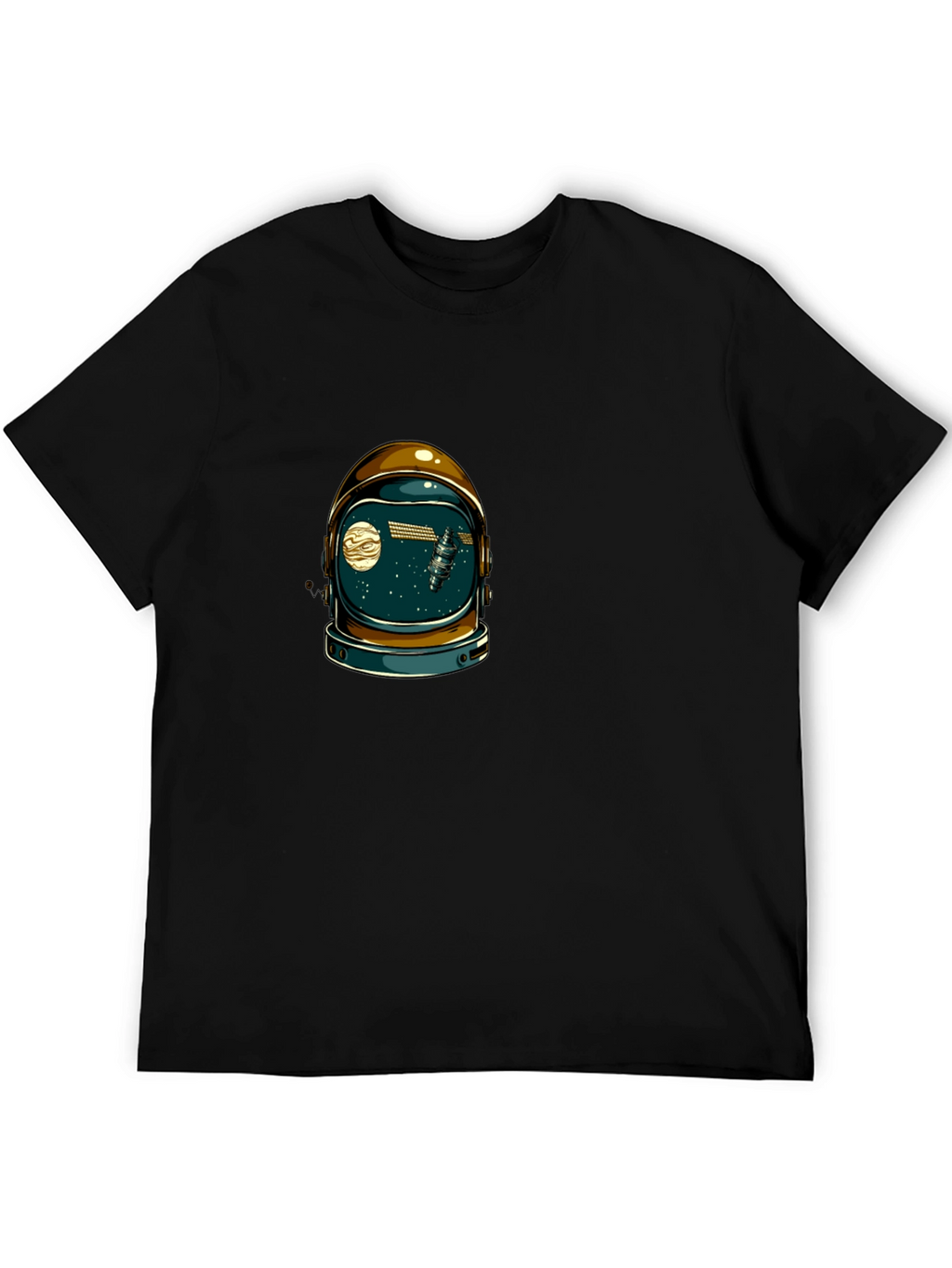 Astronaut Helmet Graphic T-Shirt