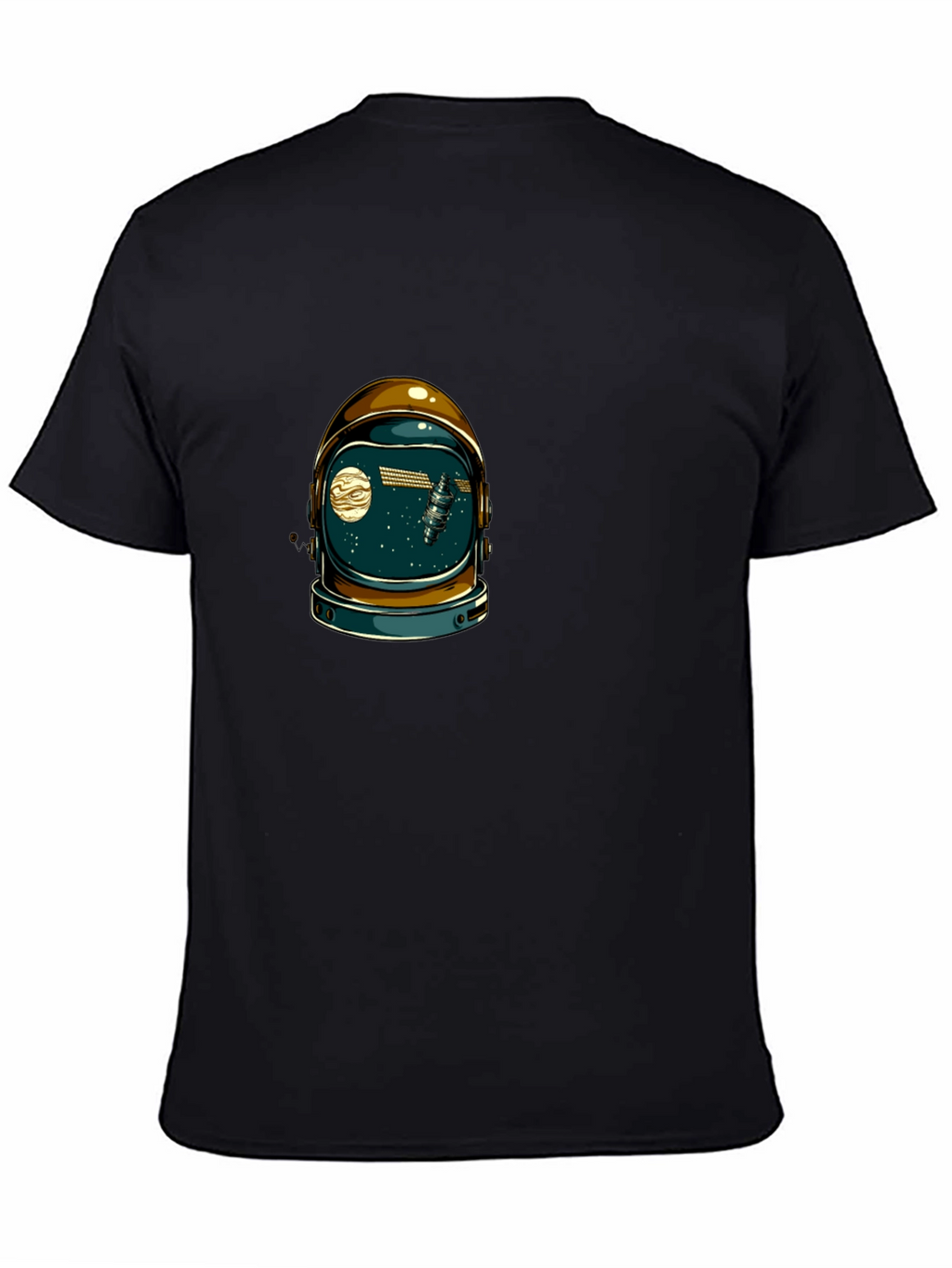 Astronaut Helmet Graphic T-Shirt