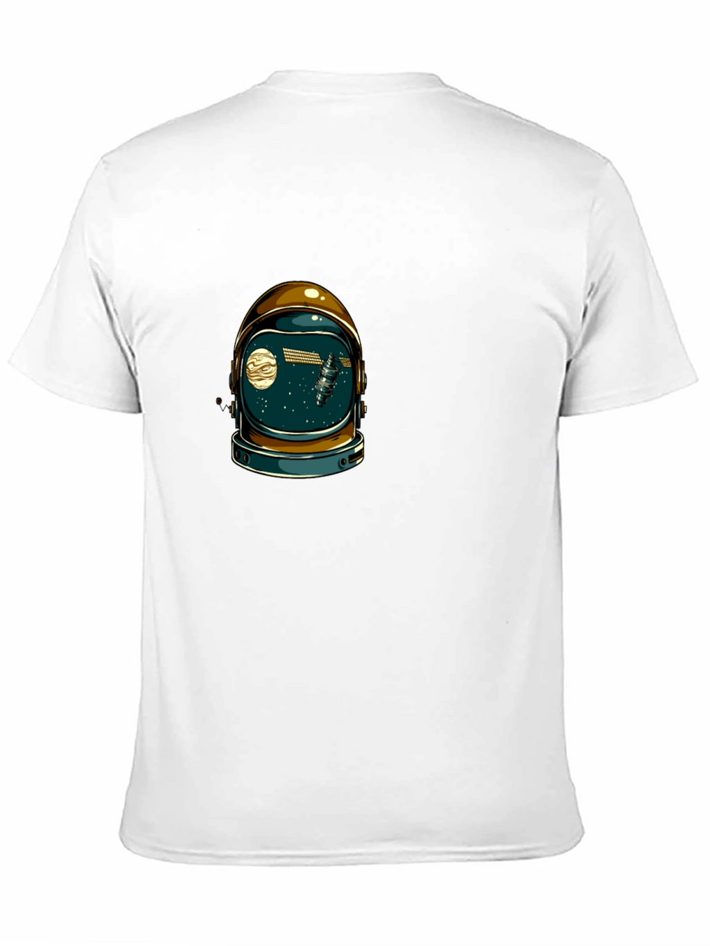 Astronaut Helmet Graphic T-Shirt