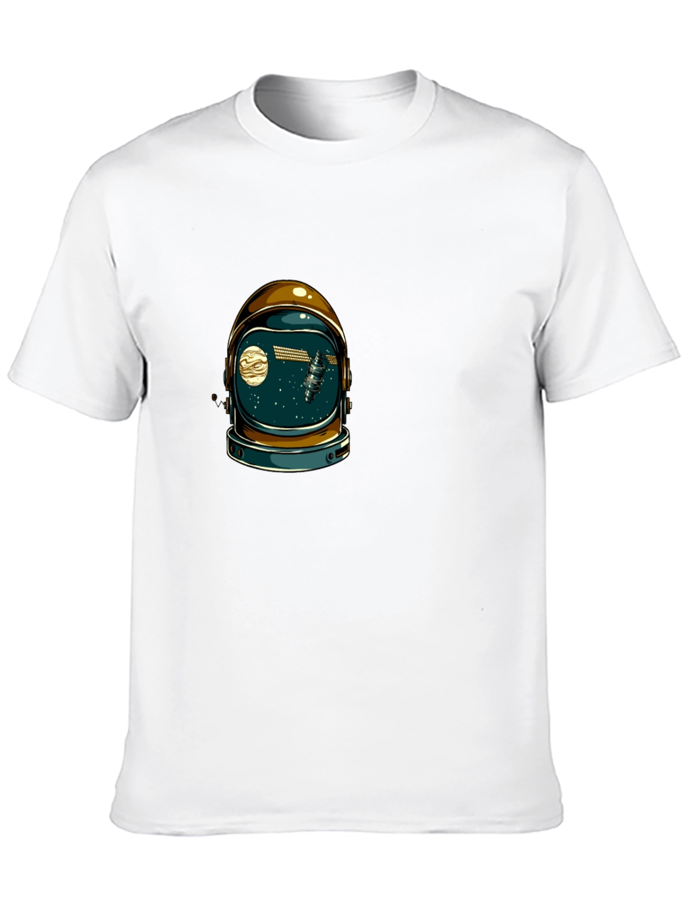 Astronaut Helmet Graphic T-Shirt