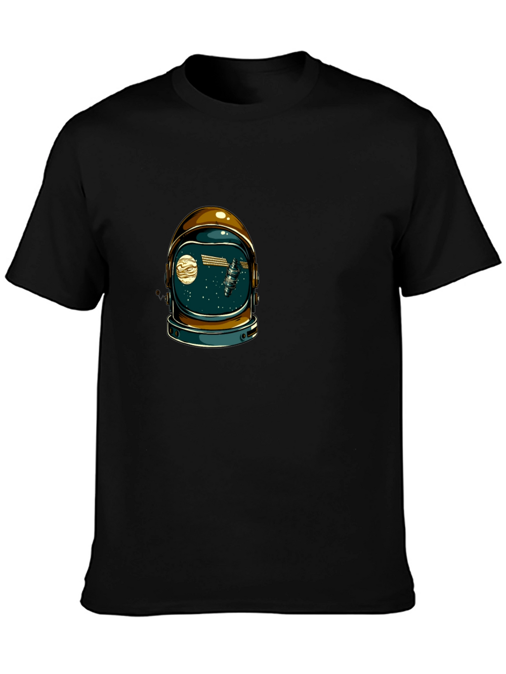 Astronaut Helmet Graphic T-Shirt