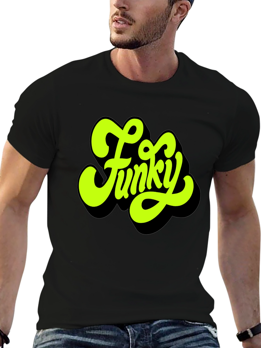 Funky Style Black T-Shirt