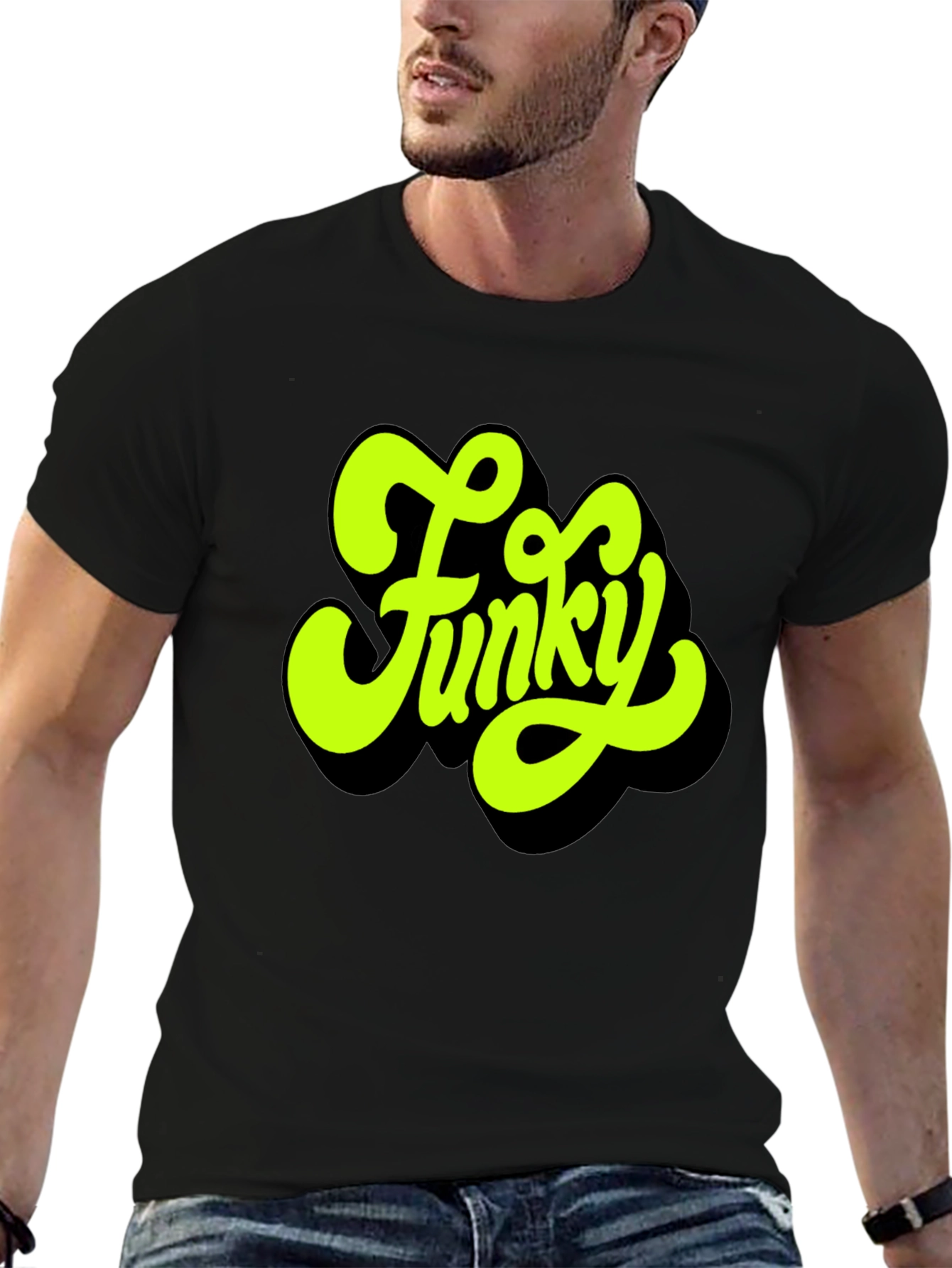Funky Style Black T-Shirt