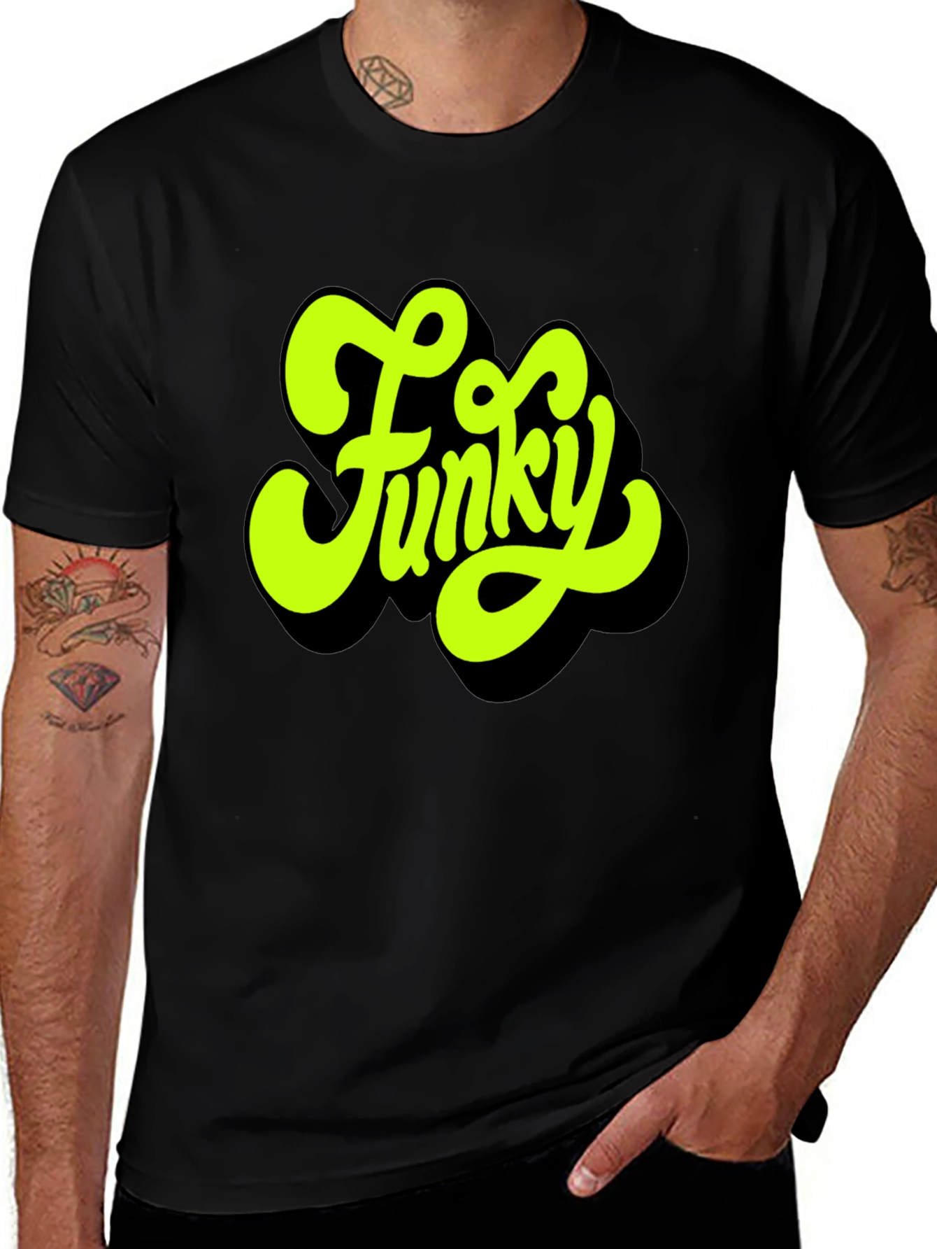 Funky Style Black T-Shirt
