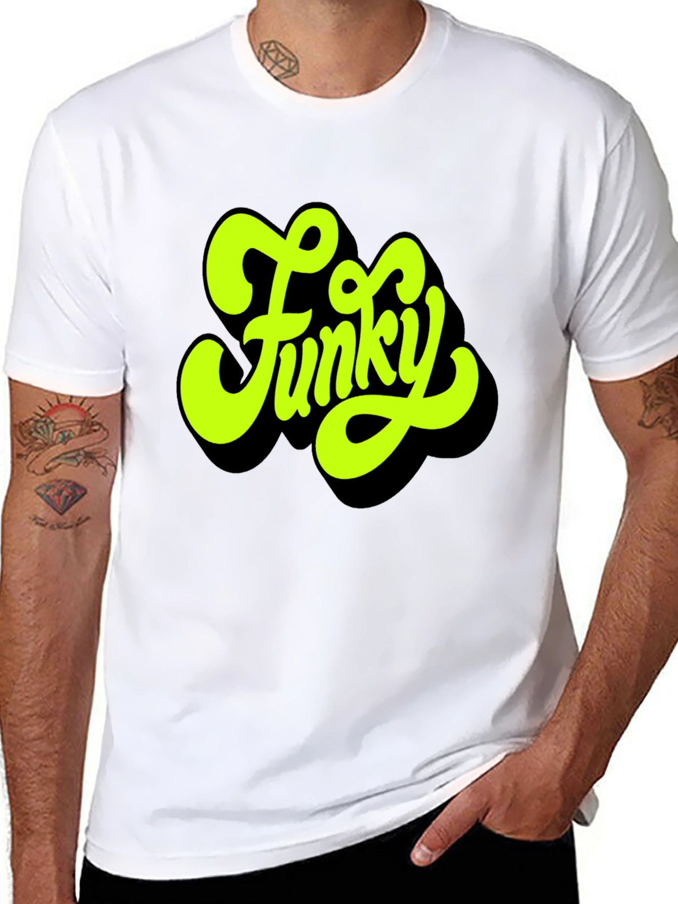 Funky Style Black T-Shirt
