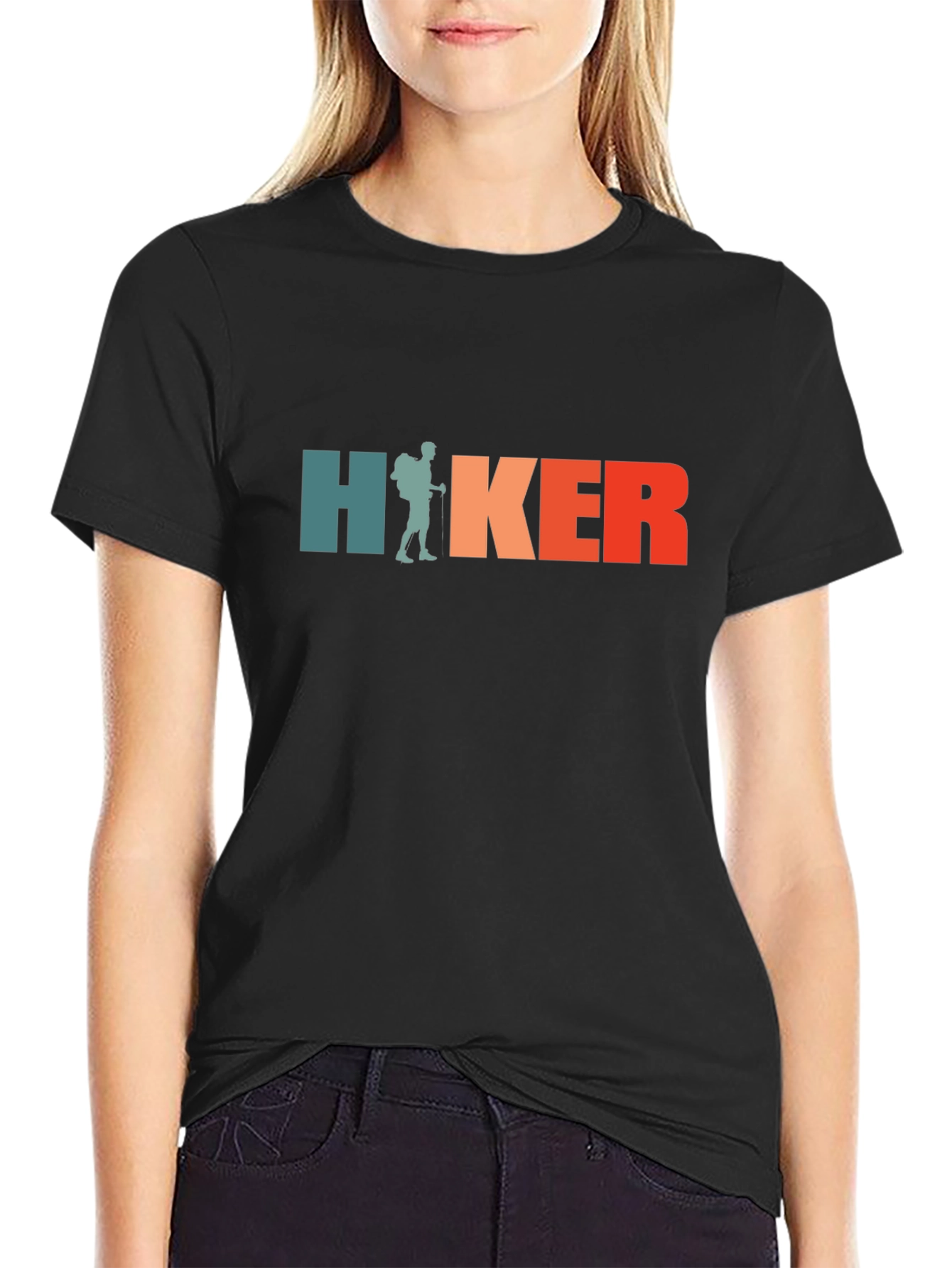 Hiker Retro Graphic Tee - Outdoor Adventure Shirt
