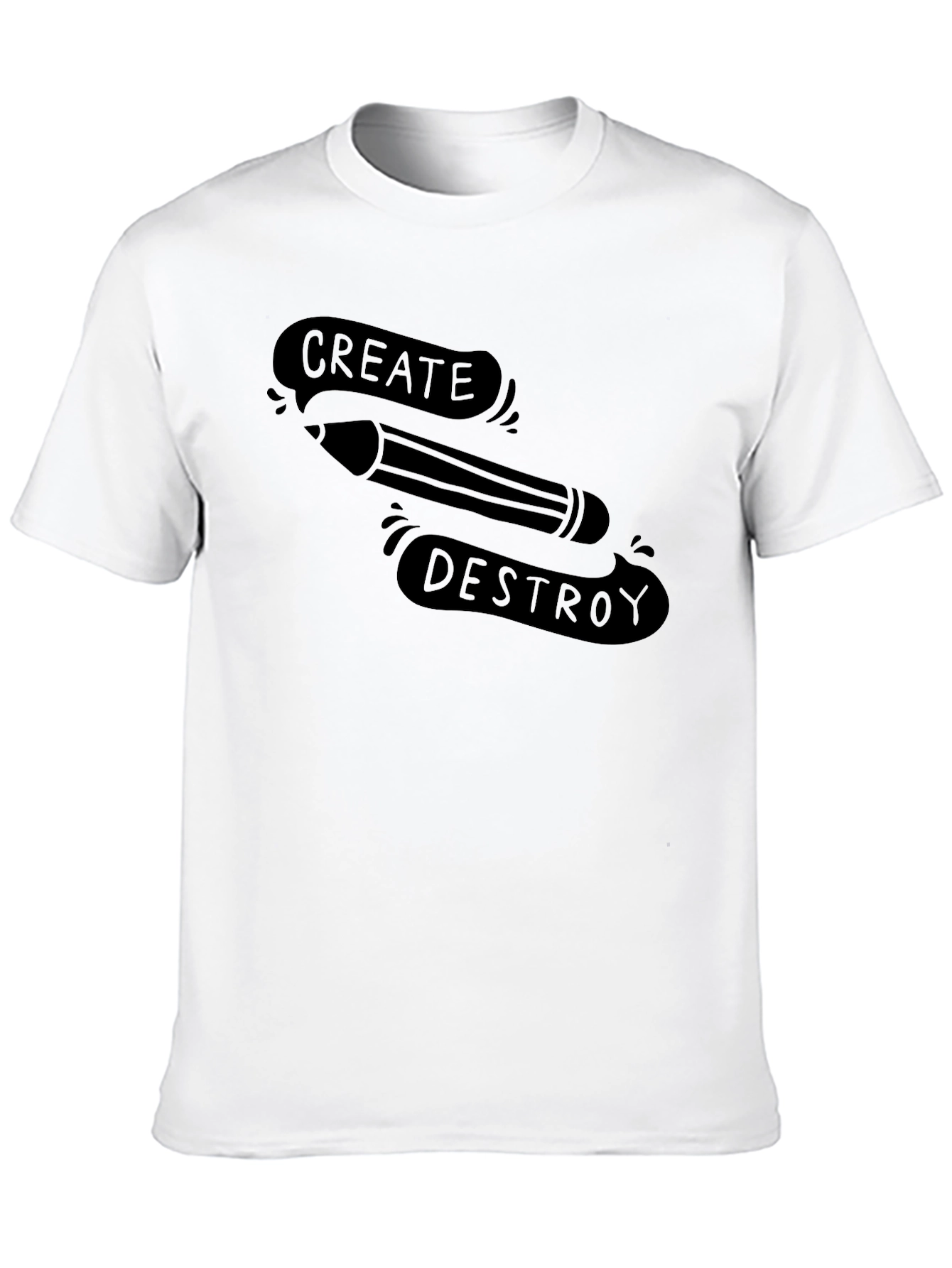 Create & Destroy Graphic Tee - Black