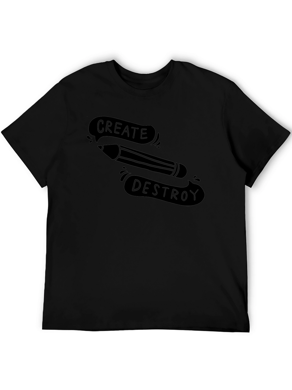 Create & Destroy Graphic Tee - Black