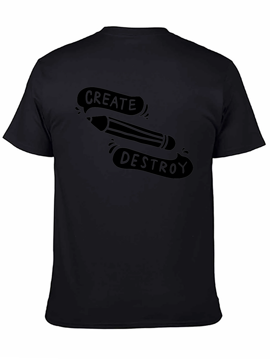 Create & Destroy Graphic Tee - Black