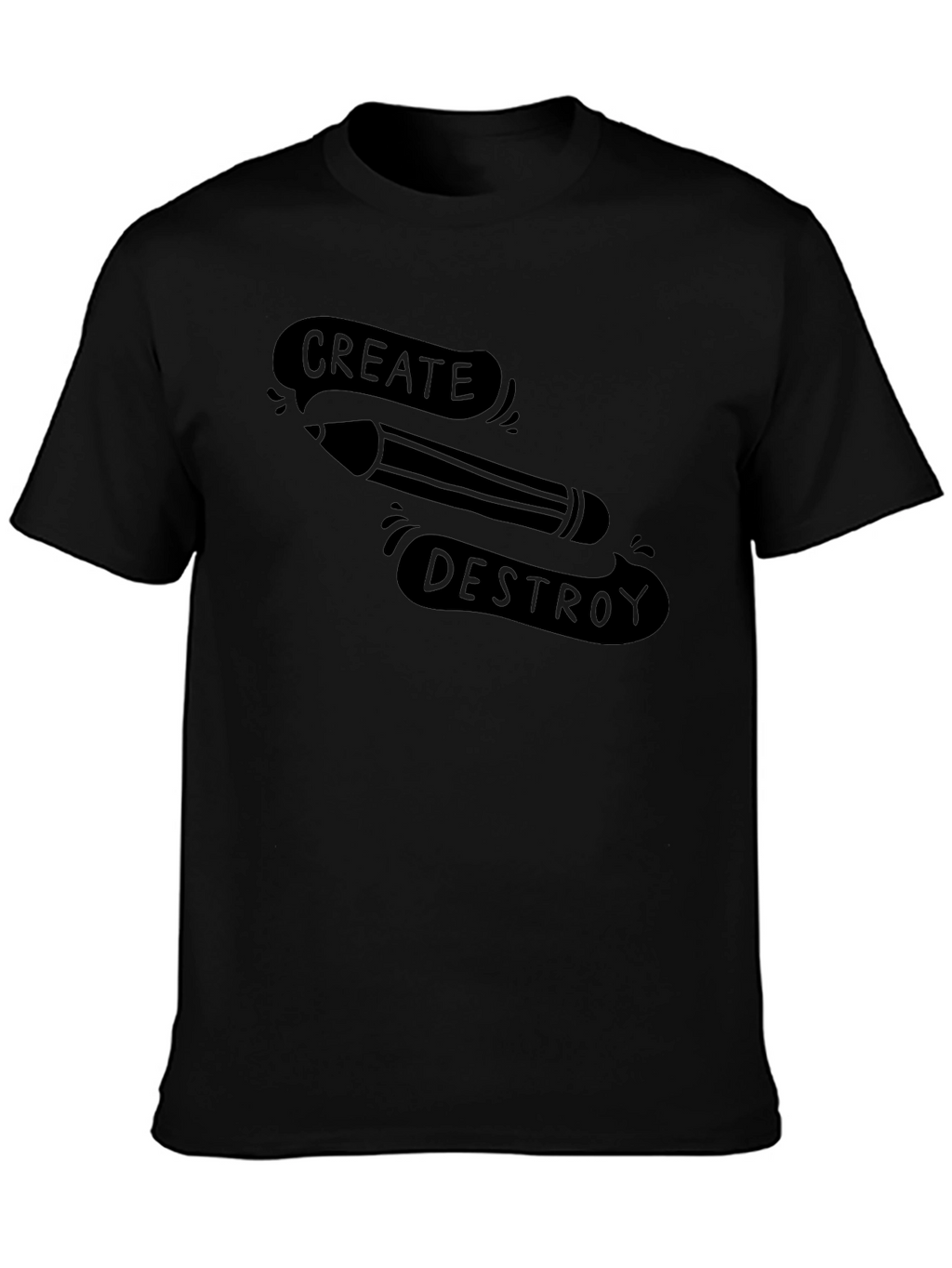 Create & Destroy Graphic Tee - Black