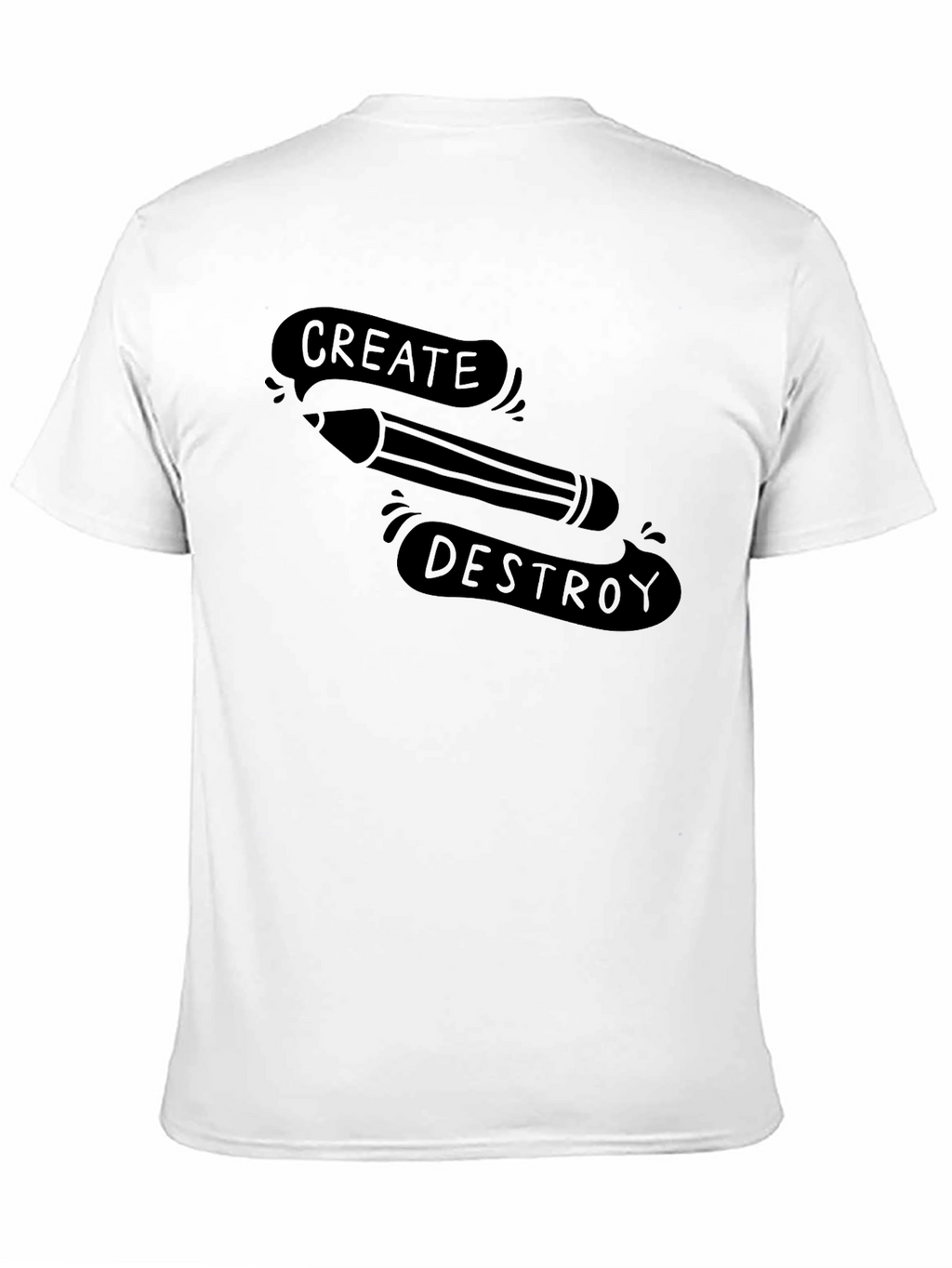 Create & Destroy Graphic Tee - Black