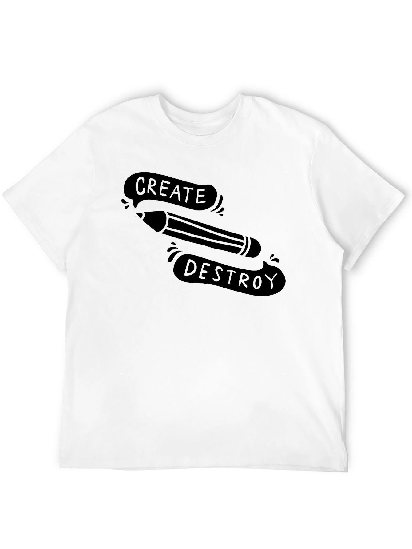 Create & Destroy Graphic Tee - Black