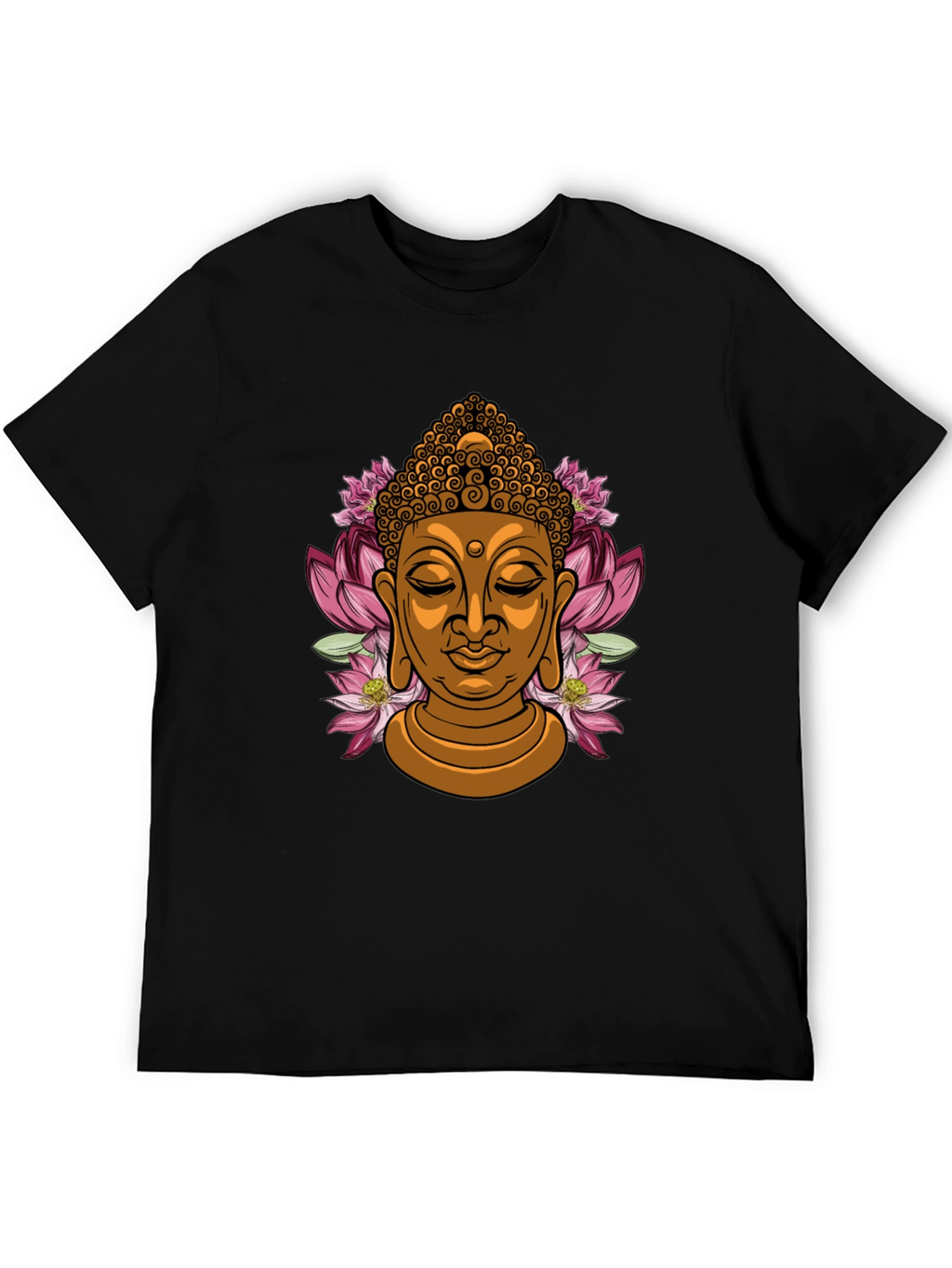 Buddha Lotus Graphic T-Shirt