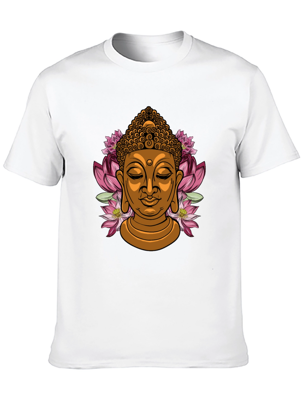 Buddha Lotus Graphic T-Shirt