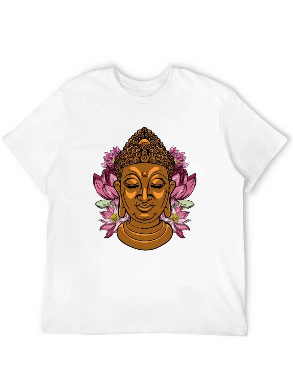 Buddha Lotus Graphic T-Shirt