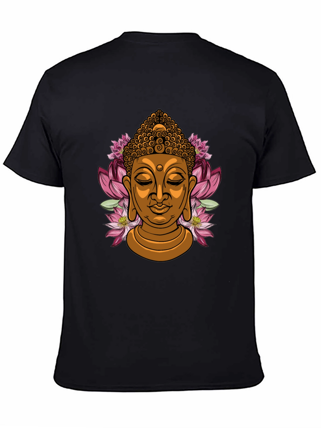 Buddha Lotus Graphic T-Shirt