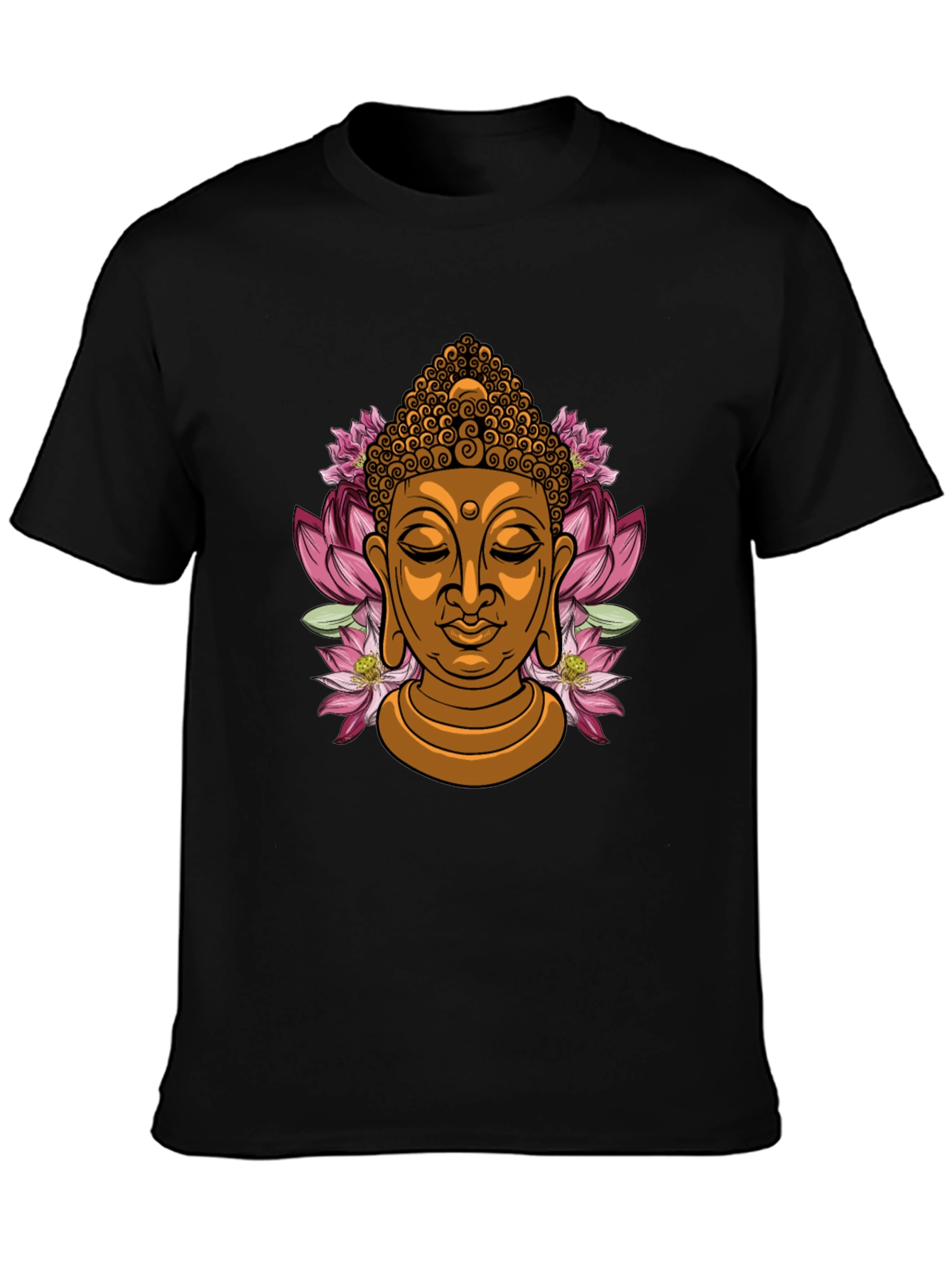 Buddha Lotus Graphic T-Shirt