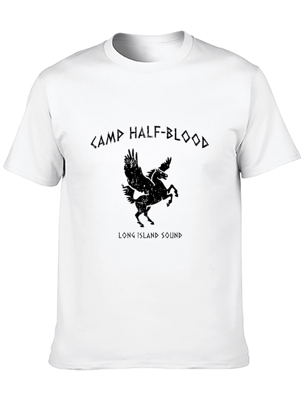 Camp Half-Blood Pegasus Black T-Shirt