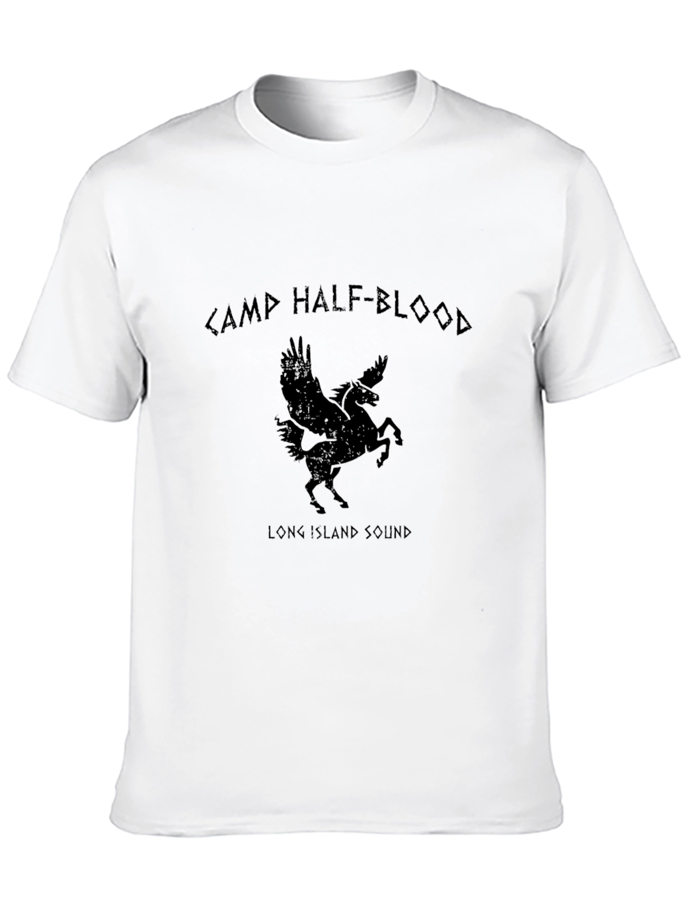 Camp Half-Blood Pegasus Black T-Shirt