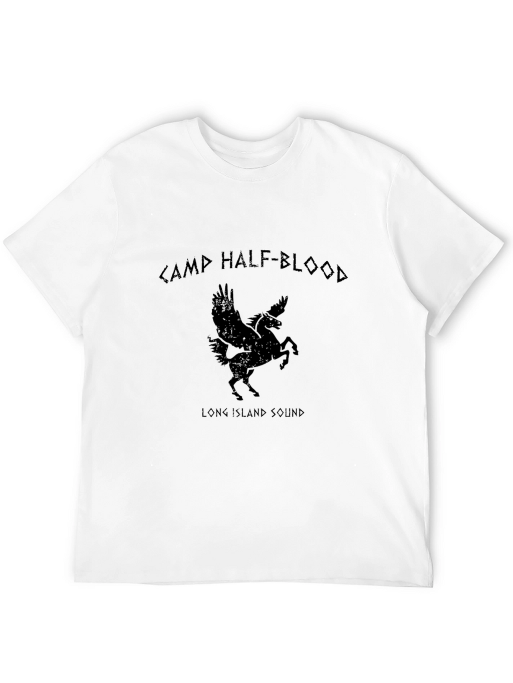 Camp Half-Blood Pegasus Black T-Shirt