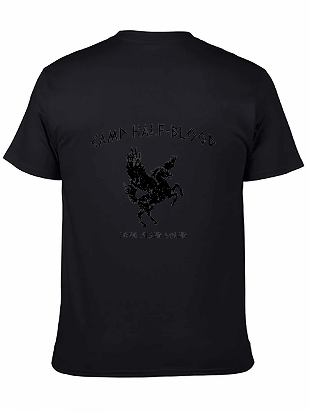 Camp Half-Blood Pegasus Black T-Shirt